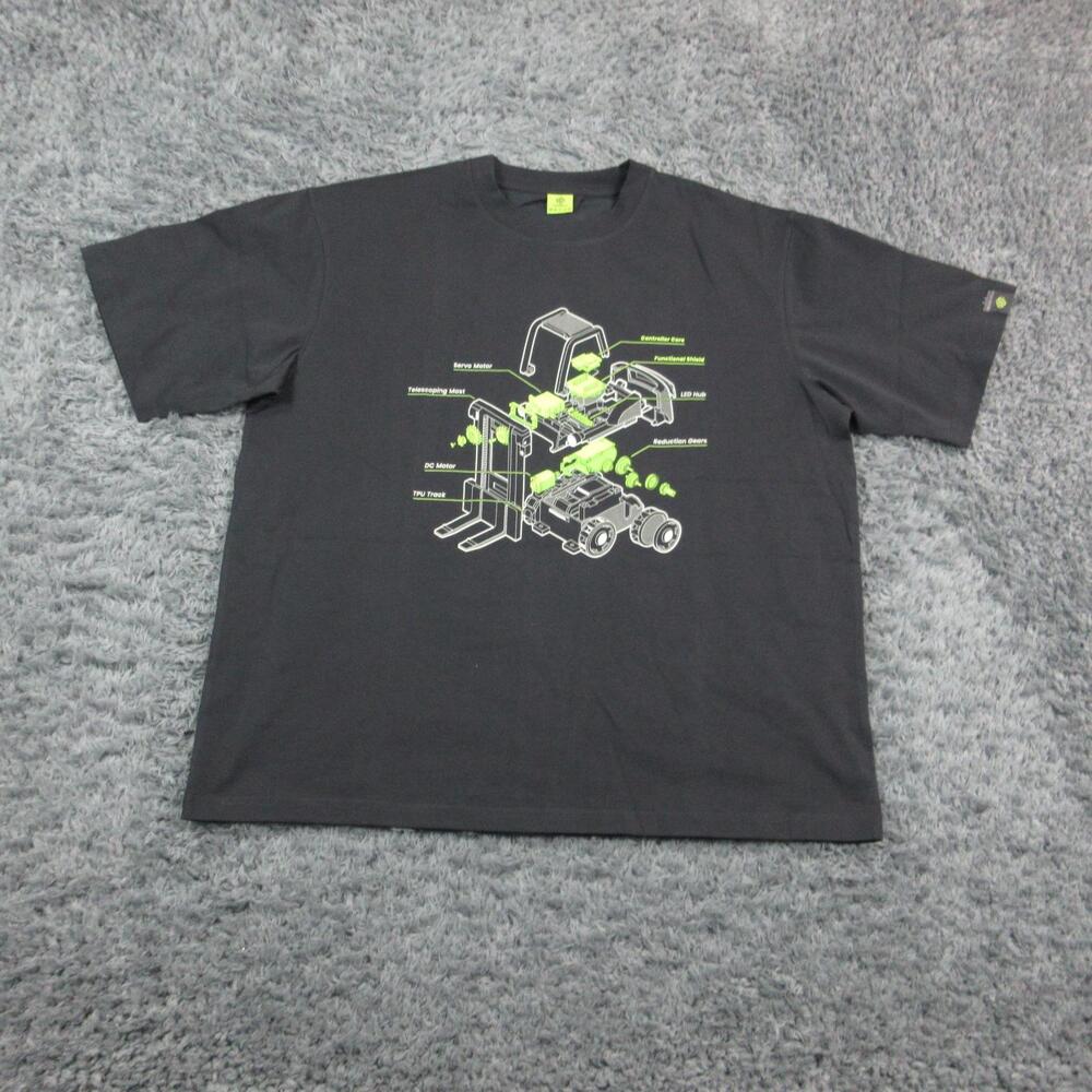 CyberBrick Shirt Mens 2XL Black Bambu Lab Beyond Bricks Graphic Tech Tee NWOT